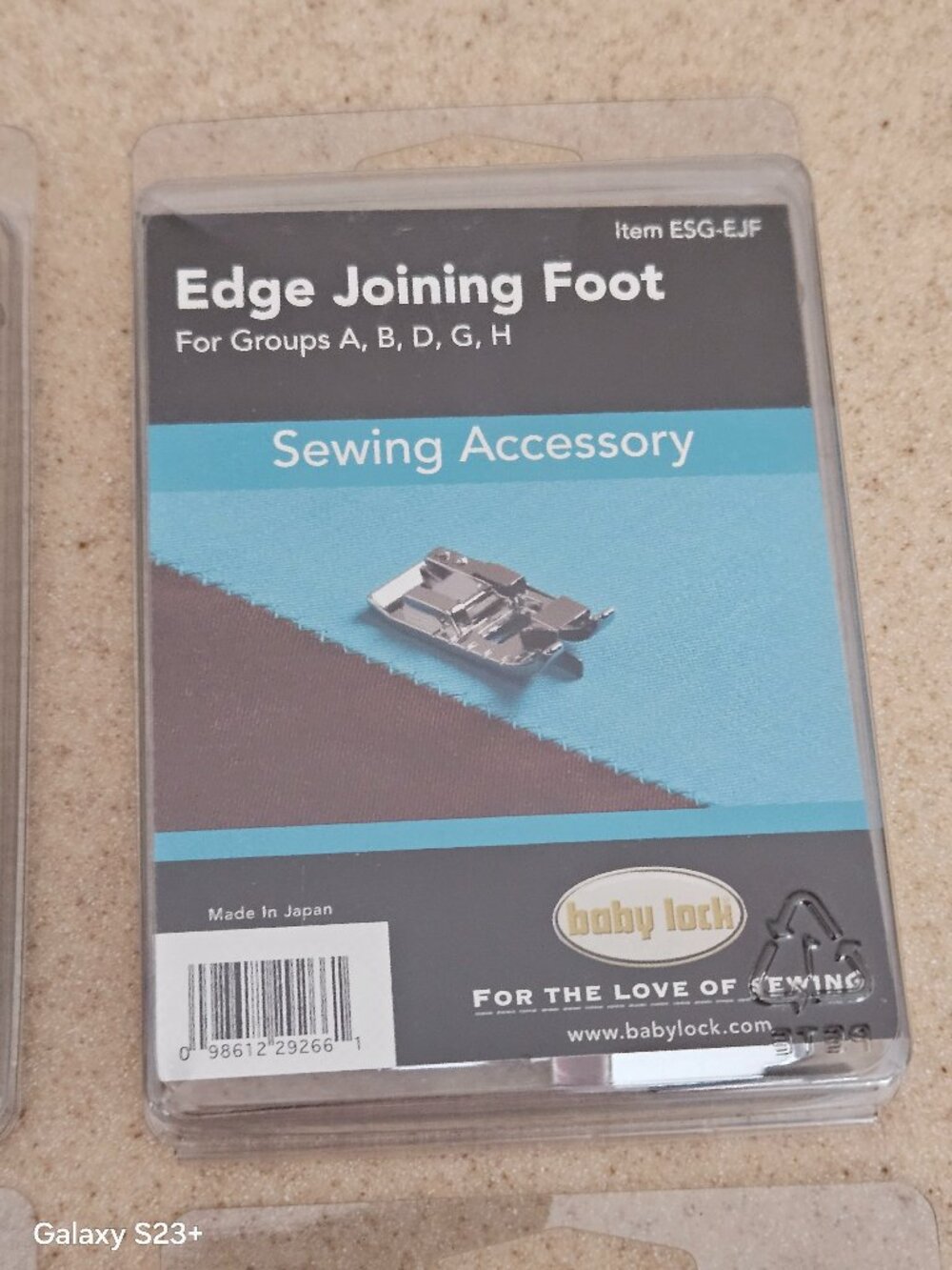 5 BABY LOCK RUFFLING BRAIDING TEFLON QUILTING FOOT SEWING ACCESSORY ATTACHMENT - Picture 4 of 12
